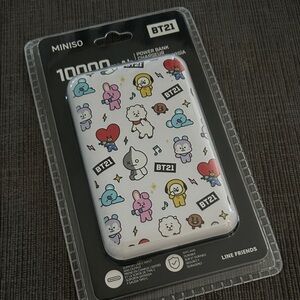 MINISO Line Friends BT21 10000mAh Ultra-thin Power Bank NWT